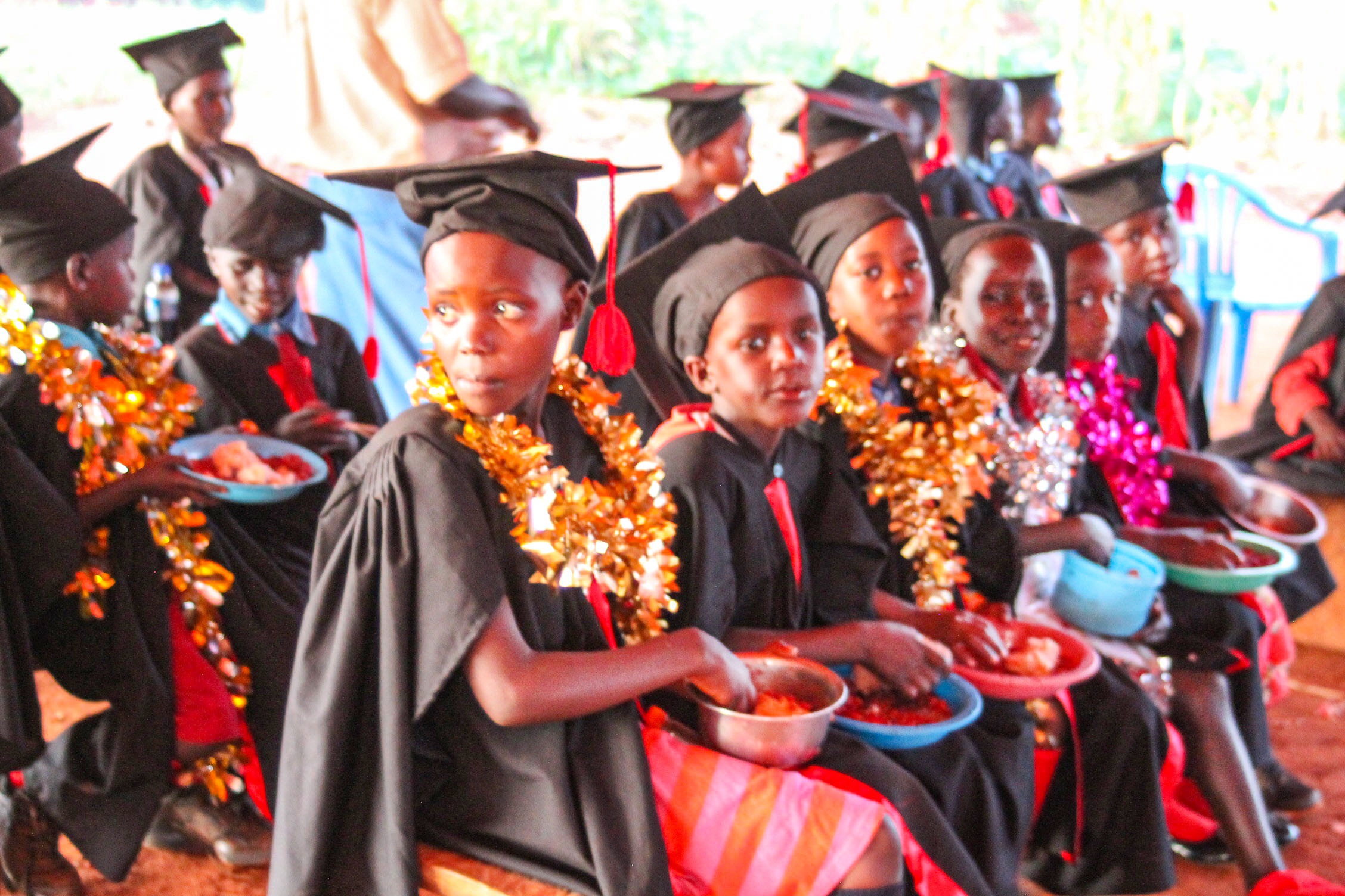 Graduates celebrating